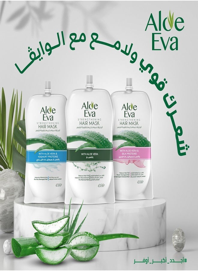 Aloe Eva - Eva Hair Mask Pouch with Aloe Vera & Silk Proteins 250ml - Image 1
