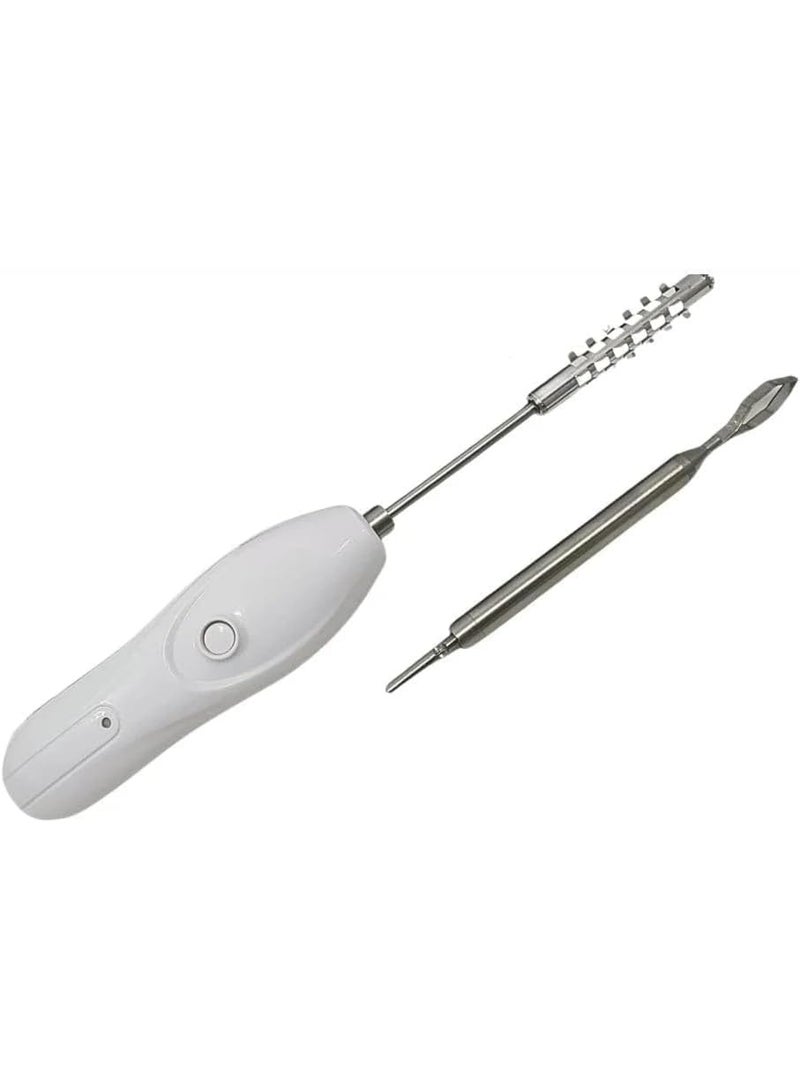 DENX Electric Multi‑Head Zucchini and Vegetable Corer DX2019 — Rechargeable 10W Motor, Stainless Steel Blades, 1200mAh Battery, 40‑Minute Runtime, Ergonomic Handle, Cordless Kitchen Spiralizer - Image 1