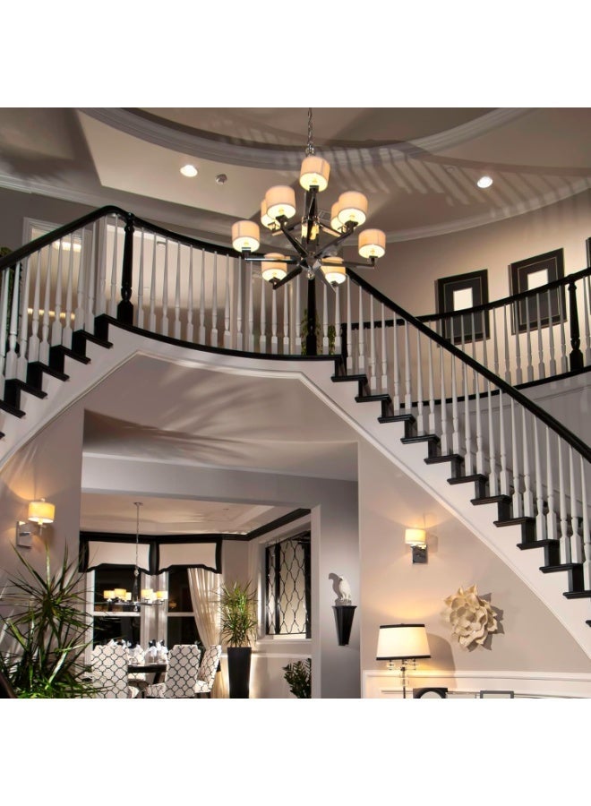 TOEFL Candelabra LED Light Bulb, Dimmable E27 Yellow 4 Watt (6Pcs) - Image 3