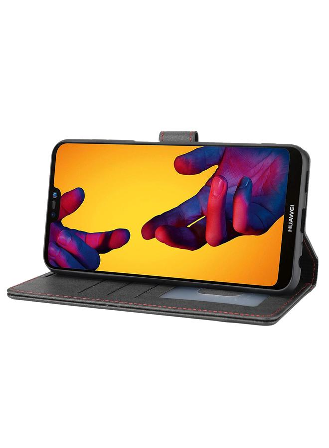 Zaboon Case For Huawei P20 Lite Classic Wallet Flip Leather Phone Case - Image 5