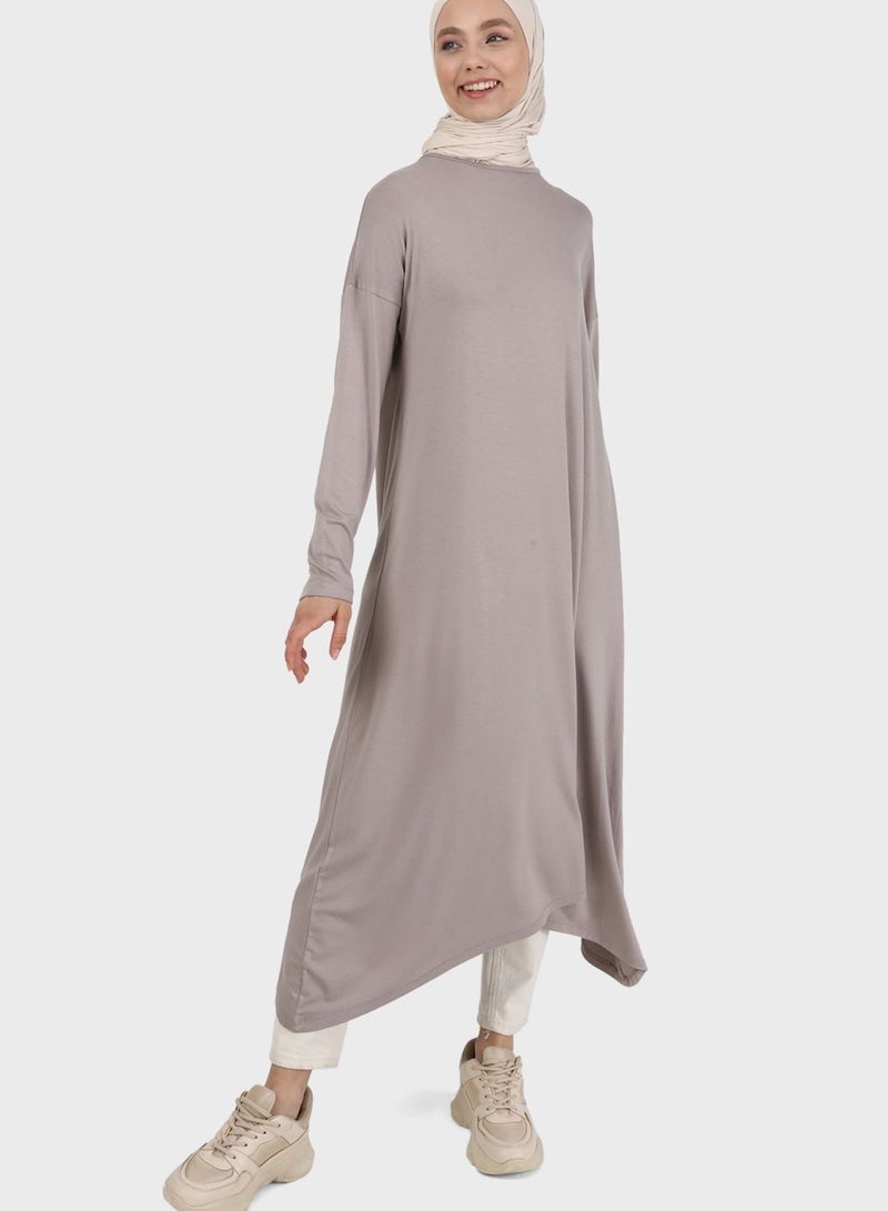 Refka by modanisa Asymmetrical Hem Dress - Image 1