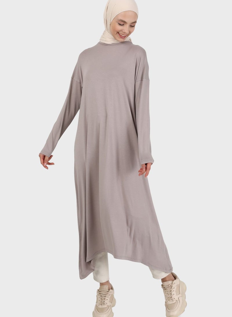Refka by modanisa Asymmetrical Hem Dress - Image 4