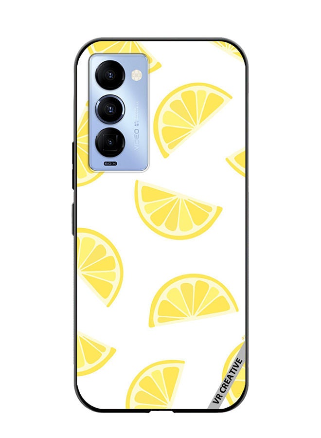 VR CREATIVE Protective Case Cover For Tecno Camon 18/18 P Lemonie Design Multicolour - Image 1