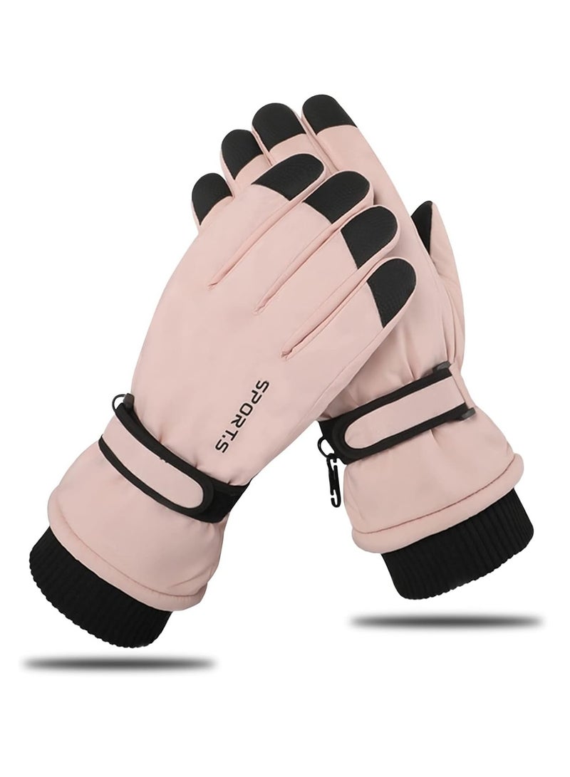 KASTWAVE Winter Ski Gloves for Women, Warm Waterproof Touchscreen Anti-Slip Snowboard Gloves for Women Bike Riding Skiing Hiking Motorcycle Snowboarding Outdoor Activity  - Image 1
