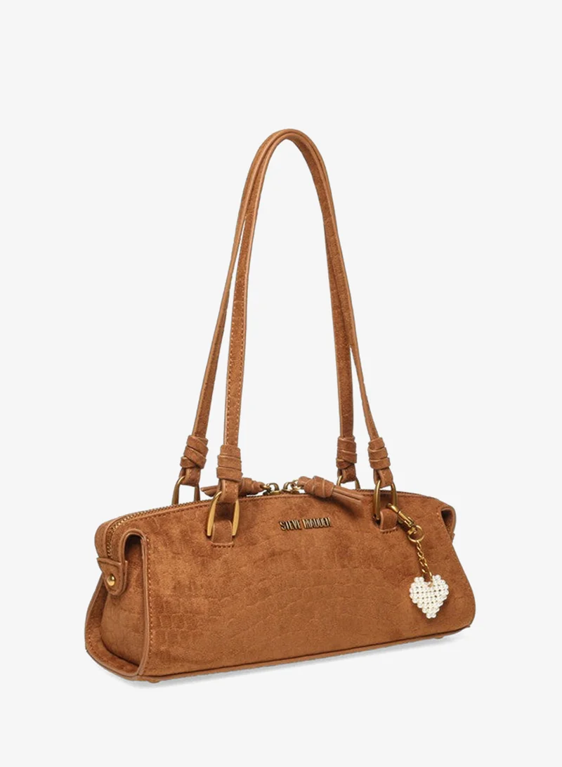 ستيف مادن Bfulton Dark Orange Women's Textured Shoulder Bag