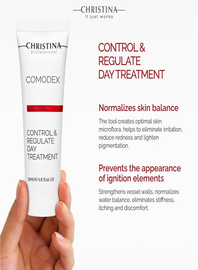 -CHRISTINA- Comodex - Control & Regulate Day Treatment Serum for Oily and Combination Skin 50ml - Image 3