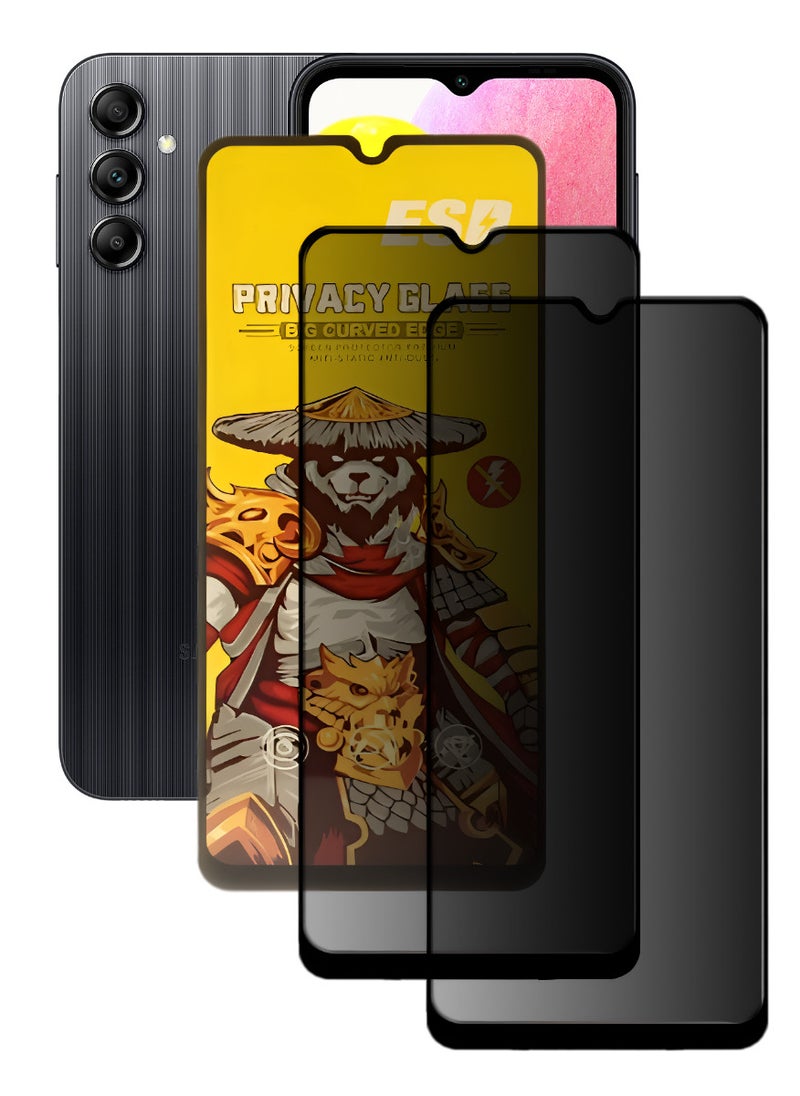 ESD 2 Pieces Tempered Dustproof Glass Screen Protector Compatible For Samsung Galaxy A14 - Image 1