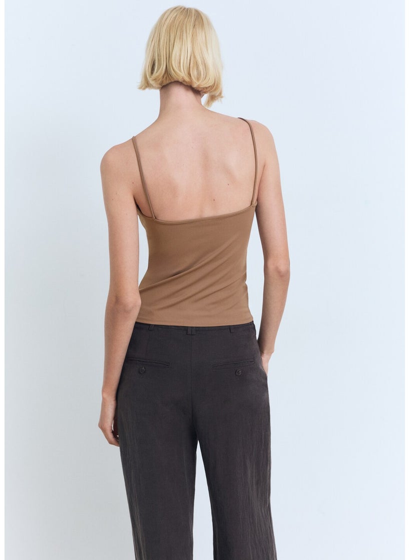 MANGO Spaghetti Strap Top  - Image 2