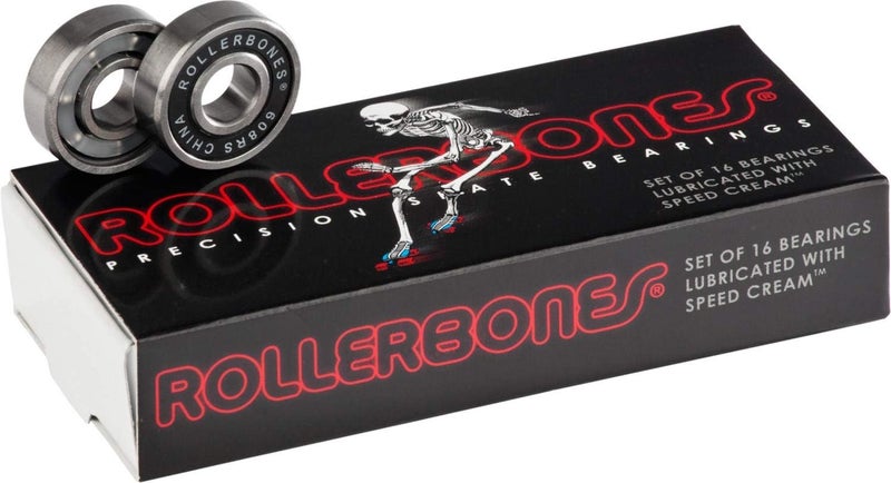 Bones Rollerbones Bearings 16 Pack, Bearing Tool, and a Black CCS Skate Tool - Image 2