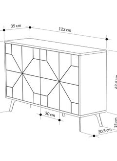 Mourah Home Mourah Dune Console - White - 2 Years Warranty  - Image 5