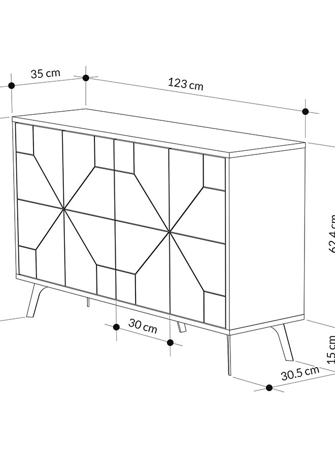 Mourah Home Dune Console - White - 2 Years Warranty  - Image 5