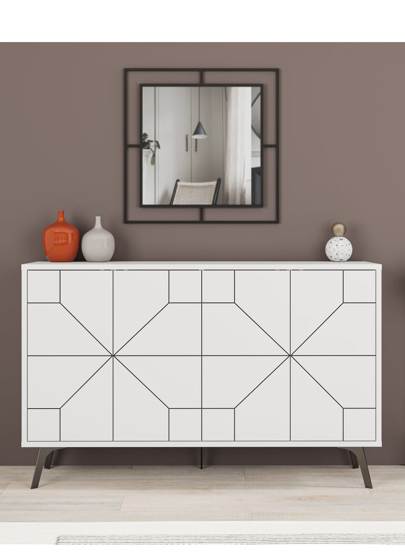 Mourah Home Dune Console - White - 2 Years Warranty  - Image 1