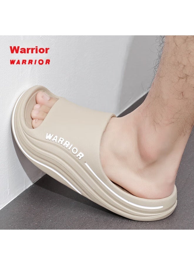 Pull Back Warrior شبشب ثقيل النعل للزوجين للداخل والخارج شاطئ نعل ناعم منزل حمام Hl0212 كاكي مقاس 40-41 - Image 2