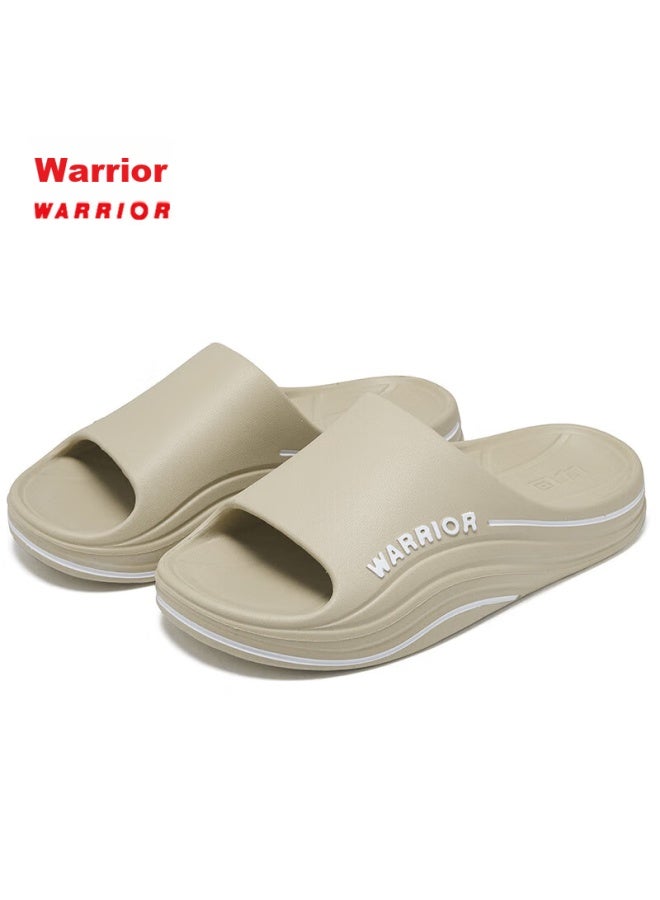 Pull Back Warrior شبشب ثقيل النعل للزوجين للداخل والخارج شاطئ نعل ناعم منزل حمام Hl0212 كاكي مقاس 40-41 - Image 5