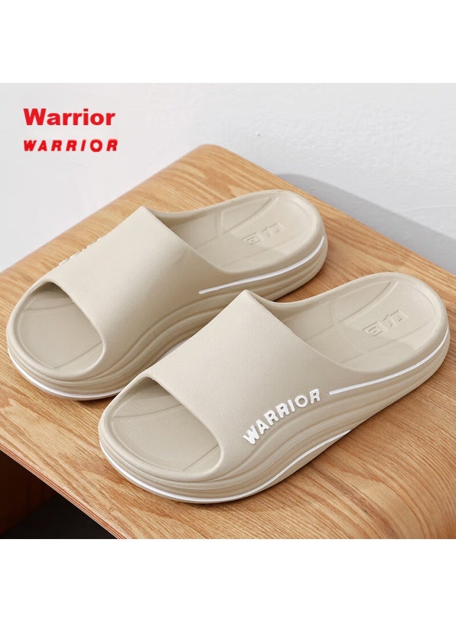 Pull Back Warrior شبشب ثقيل النعل للزوجين للداخل والخارج شاطئ نعل ناعم منزل حمام Hl0212 كاكي مقاس 40-41 - Image 4