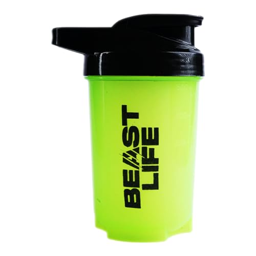 BEASTLIFE Plastic Shaker Bottle with Lid for Gym | Leak-Proof, BPA-Free Blender Bottle for Protein, BCAA & Pre Workout | All Drink Compatible | Easy to Carry - Image 1