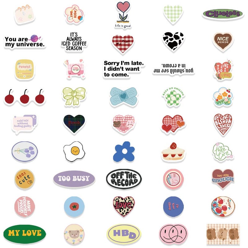 ZJSXINDI Kawaii Deco Stickers - Cute 90pcs Set, Perfect for Scrapbook, Laptop, Planner & Crafts - Image 3
