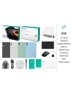 HEATZ 10.1 Inch 5G Premium Tablet H10 Gray 8GB RAM 512GB ROM With Wireless Keyboard and Mouse  - Image 5