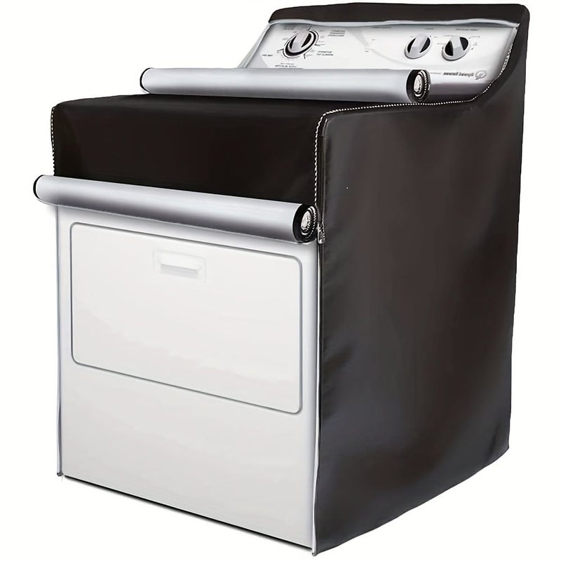 Forest Paradise Washer Cover Durable Black White Two Tone Zipper Oxford Fabric Weatherproof 29 - Image 3