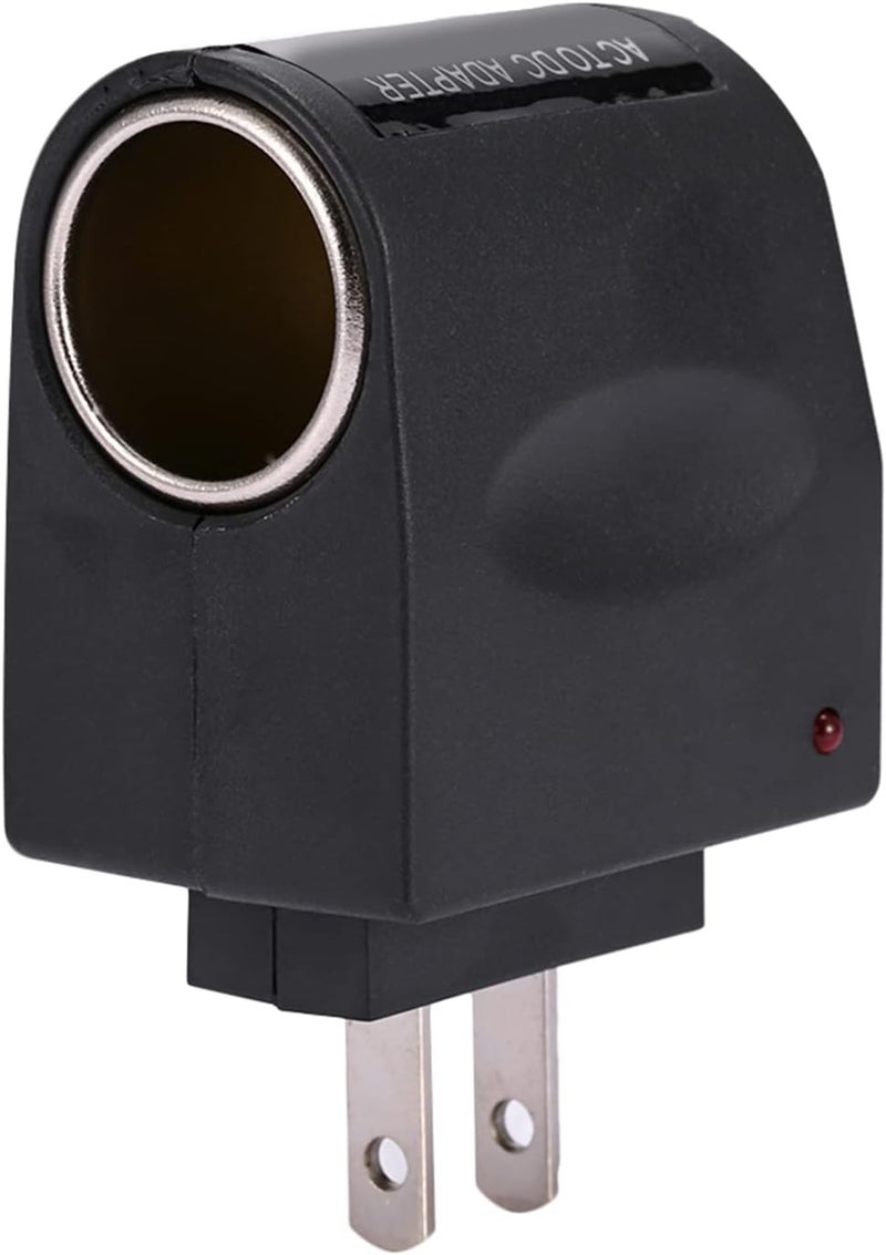 klarako Car Lighter Converter, Wall Power AC to 12V DC Car Charger Cigarette Lighter Converter Adapter US Plug - Image 2