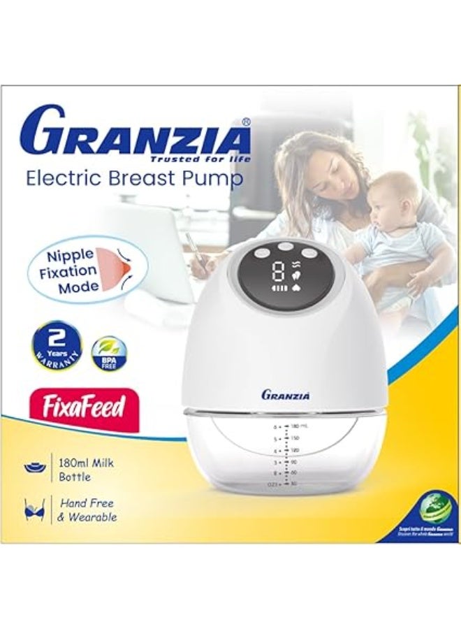 Granzia Portable Electric Breast Pump – Wearable, Rechargeable, BPA-Free, 180ml Capacity, Quiet & Easy to Clean - Image 2