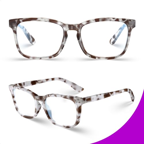 VISOONE 2 Pack Blue Light Blocking Glasses Square with Anti Computer Glare for Gaming Women and Men - Image 2