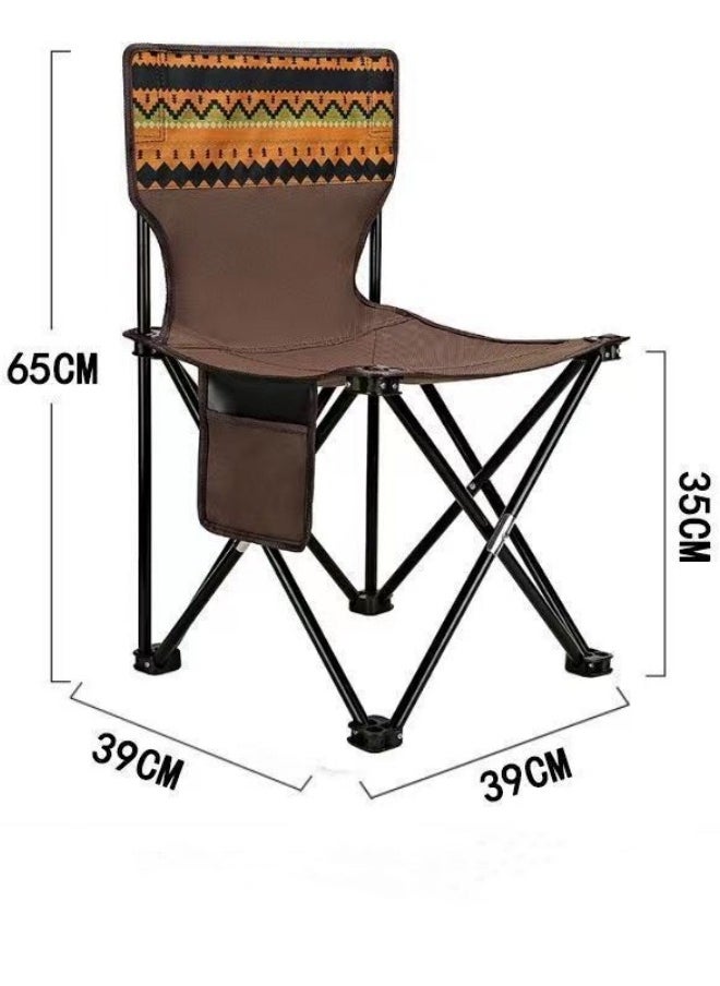 Foldable Camping Chair - Portable Camping Folding Bench Chairs With Bottle Holder 65x39x39cm - pzsku/ZB136A6407DABC5B34B7AZ/45/_/1703660463/0b6def44-bf16-409b-86f1-4066a861a54e