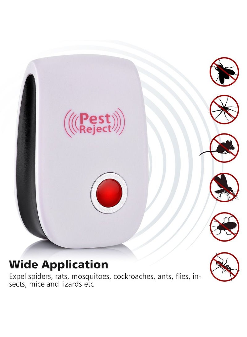 Pest Reject جهاز طرد الآفات الإلكتروني بالموجات فوق الصوتية للفئران والصراصير والحشرات والجرذان والعناكب والبعوض، قاتل الآفات للتحكم في الآفات المنزلية - Image 1