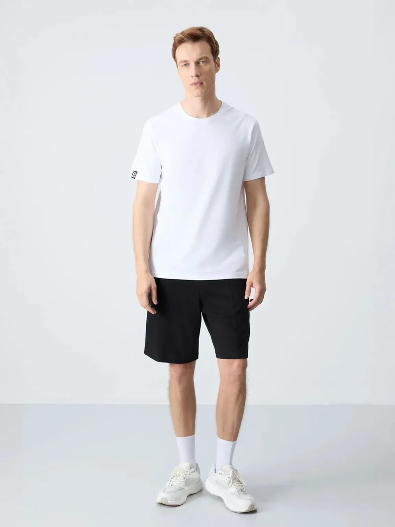 تومي لايف TOMMY Men's Cotton-blend Sweat Shorts