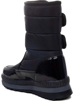 TwinGo 815 Black Patent Leather Girls Snow Boots  - Image 3