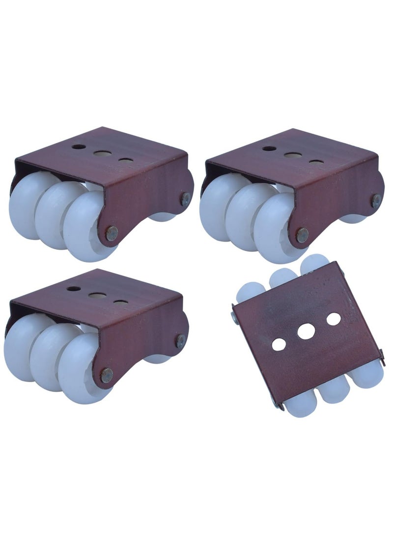 THOISEWELT THOISEWELT Fix Moving Furntiture Caster Wheel 450kg Loading Capacity Fix Moving Full Set  - Image 1
