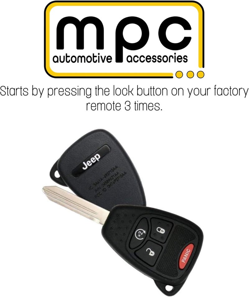 MPC Remote Start Kit Compatible with Jeep Wrangler 2007-2018 || 100% Plug n Play || Key-to-Start || Use Your OEM Key Fob || 15 Minute Install || USA Tech Support - Image 5