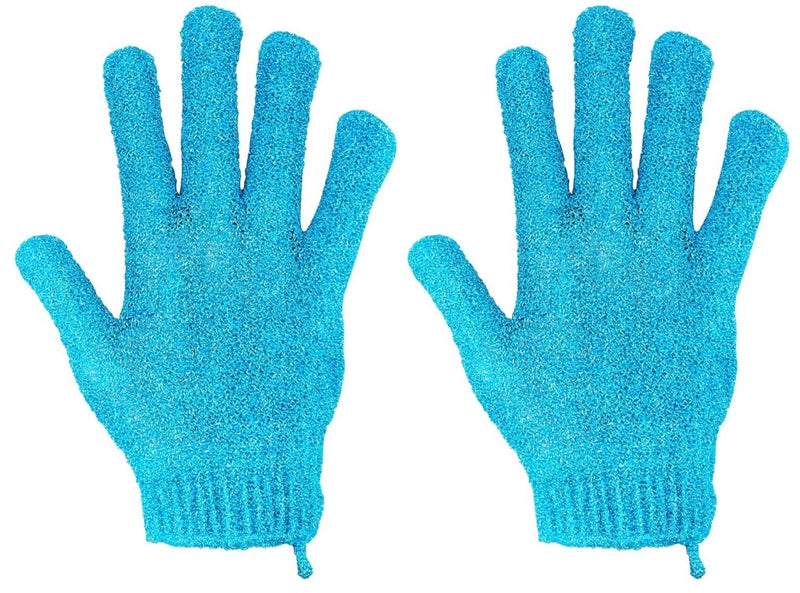 MosQuick® Exfoliating glove with Hook body scrubber for women body scrub loofah for bathing for women body scrubber for men exfoliating gloves bathing gloves bath gloves body scrubber feet scrubber - Image 1
