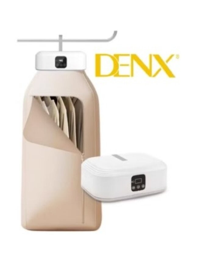 Denx Portable clothes dryer, expandable electric dryer, large capacity, clothes drying machine with drying bag and timer setting. - Image 5