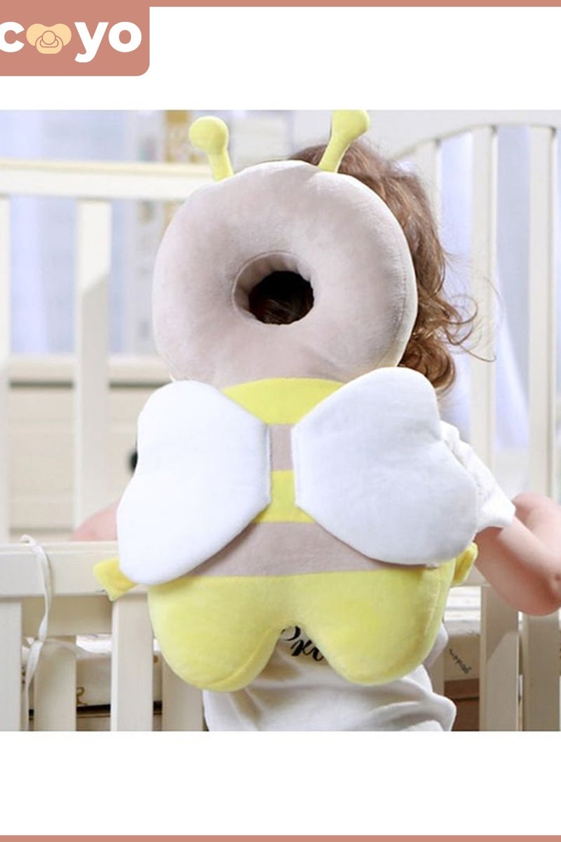 COYO Baby Anti Falling Pillow Head Protector Cushion Backpack,Toddler Baby Walking Head Protection Safety Pads, Adjustable Infant Cushion Backpack for Baby Walkers - Image 2