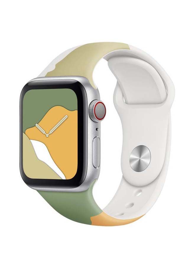 NIBEMINENT Replacement Band For Apple Watch Series 6/SE/5/4/3/2/1 Mango Green - Image 2