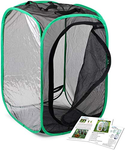 RESTCLOUD Insect and Butterfly Habitat Cage Terrarium Popup 236 Inches Tall - Image 1