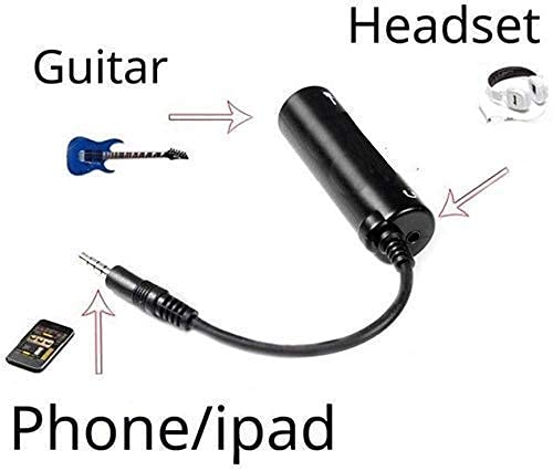 Homava Audio Interface AMP for iPod Touch, iPhone, guitar connector Multimedia audio interface, 7 X 2 X 2 cm, Black - Image 4