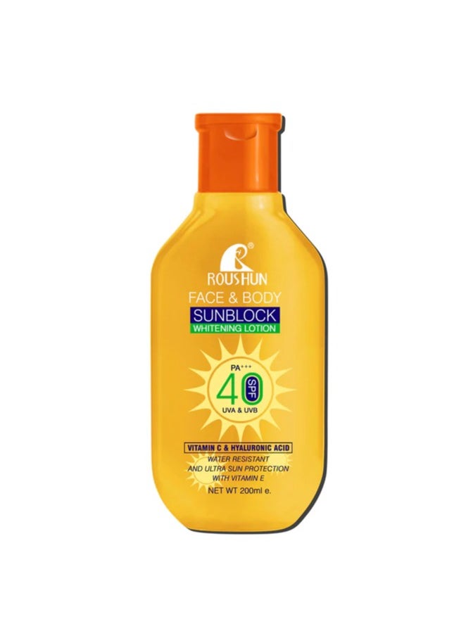 Whitening Labs Roshan Sunscreen for Face and Body SPF 40 200ml 