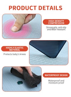 GROIC Baby Play Mat,Large Waterproof Foam Foldable Baby Crawling Mat Gym Activity with Reversible Double-Sided Patterns,Anti-Slip Floor Playing Mats 1.5*1.8M  - Image 5