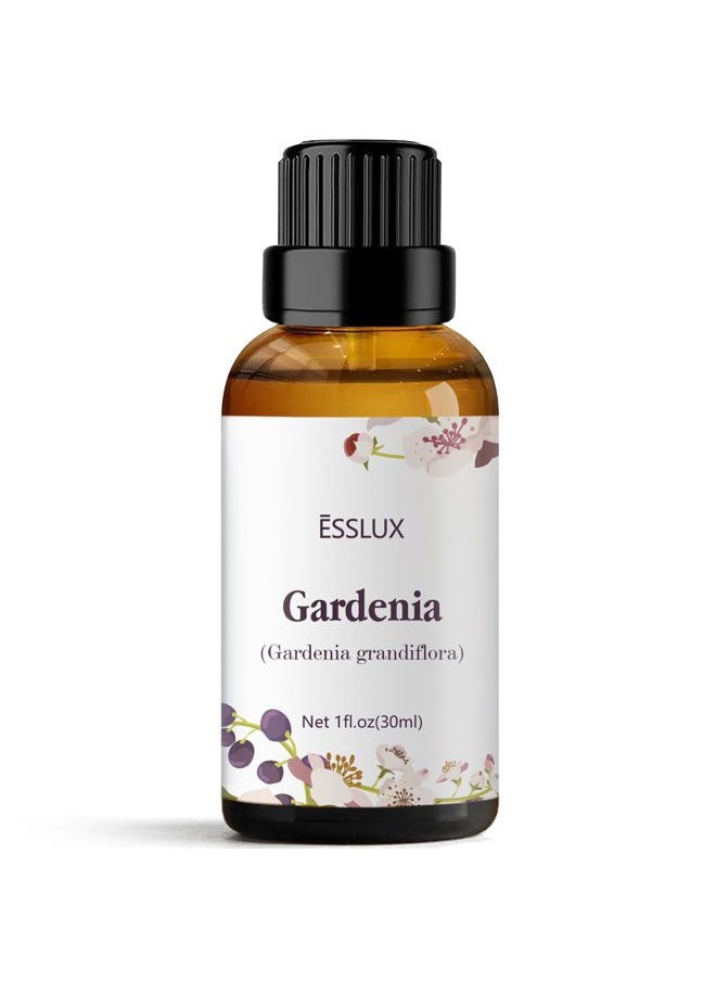 ESSLUX Gardenia Essential Oil, Esslux Aromatherapy Essential Oils for Diffuser, Massage, Soap, Candle Making, Perfume, 30 ml  - Image 1