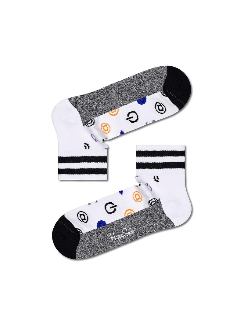 Happy Socks CTRL ALT DEL 1/4 CREW SOCK