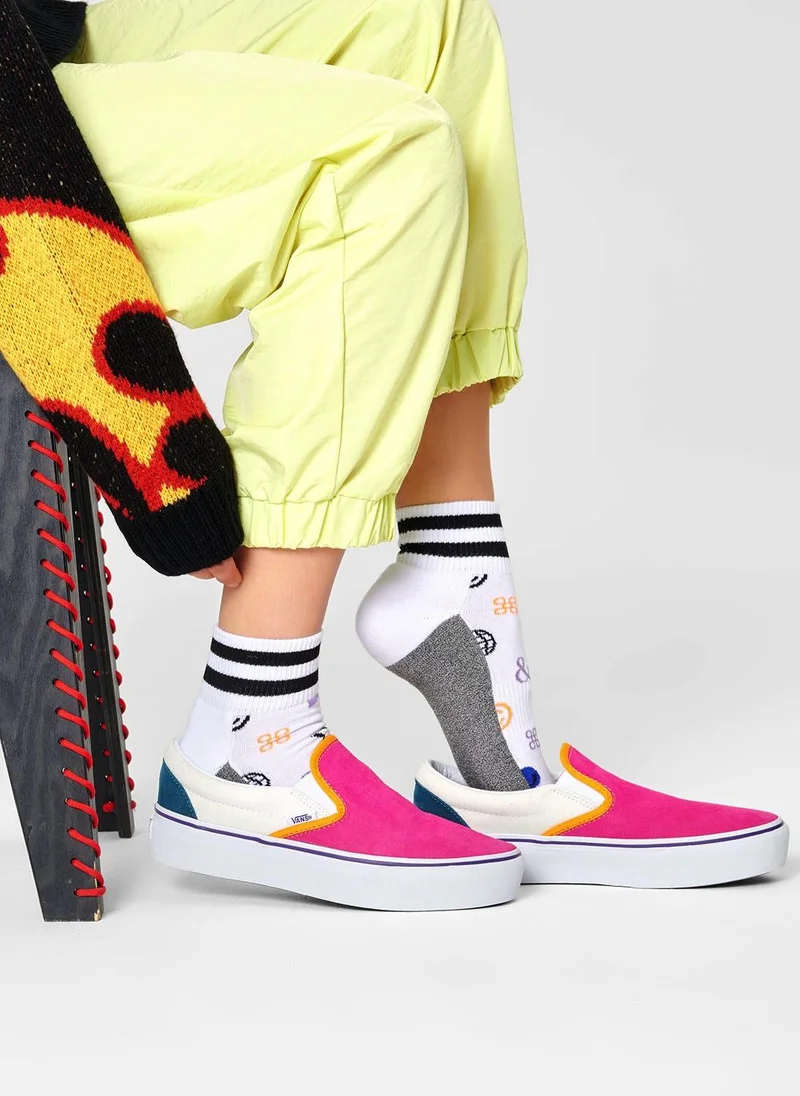 Happy Socks CTRL ALT DEL 1/4 CREW SOCK