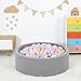 Heopeis Ball Pit Balls for Toddlers BPA Free Crush Proof Plastic Toy Balls for Ball Pit Childrens Pool Water Toys Macaron Ocean Balls for Play Tent 22 Inch Pack of 100 - Image 2