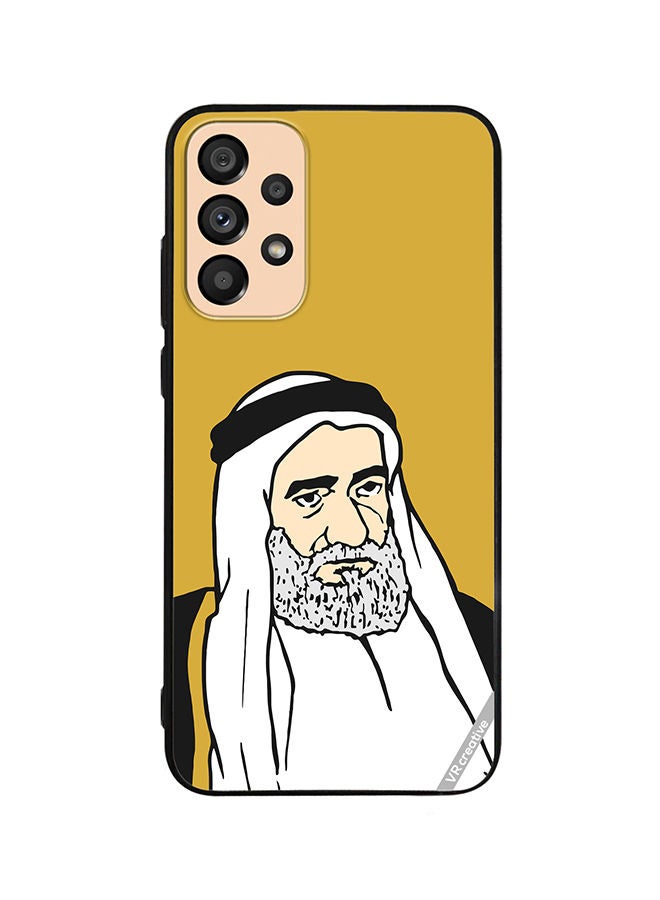 VR CREATIVE Protective Case Cover For Samsung Galaxy A72 Sheikh Mohammed Bin Hamad Al Sharqi Design Multicolour - Image 1