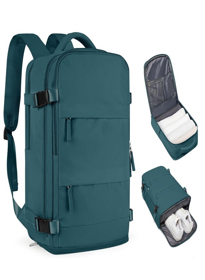 coofay Travel Backpack For Women Men Airline Approved Carry On Backpack Flight Approved Waterproof Sports Luggage Backpack Casual Daypack Small Hiking Backpack Peacock Blue, Peacock Blue, Travel - Image 1