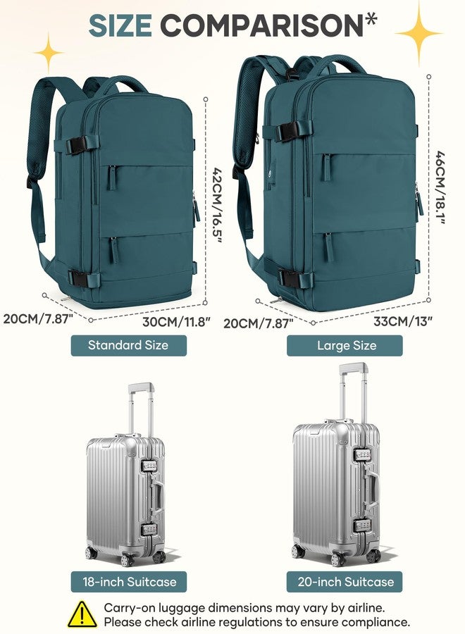 coofay Travel Backpack For Women Men Airline Approved Carry On Backpack Flight Approved Waterproof Sports Luggage Backpack Casual Daypack Small Hiking Backpack Peacock Blue, Peacock Blue, Travel - Image 4