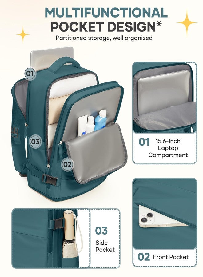 coofay Travel Backpack For Women Men Airline Approved Carry On Backpack Flight Approved Waterproof Sports Luggage Backpack Casual Daypack Small Hiking Backpack Peacock Blue, Peacock Blue, Travel - Image 5