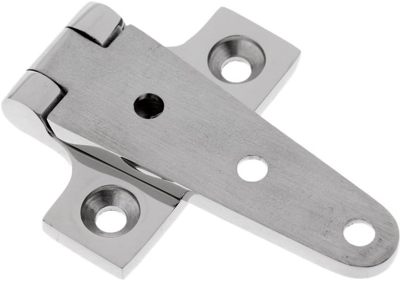 klarako Heavy Duty Stainless Steel Shed Gate Garden Door Strap T Tee Hinge 10 20cm  10x5.4x0.4 cm - Image 3