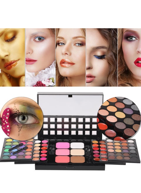 78 Colors All-in-one Eyeshadow Palette Make Up Kits Eye Shadow Set Concealer Eye Shadow Lipstick Blush Shadow Kits